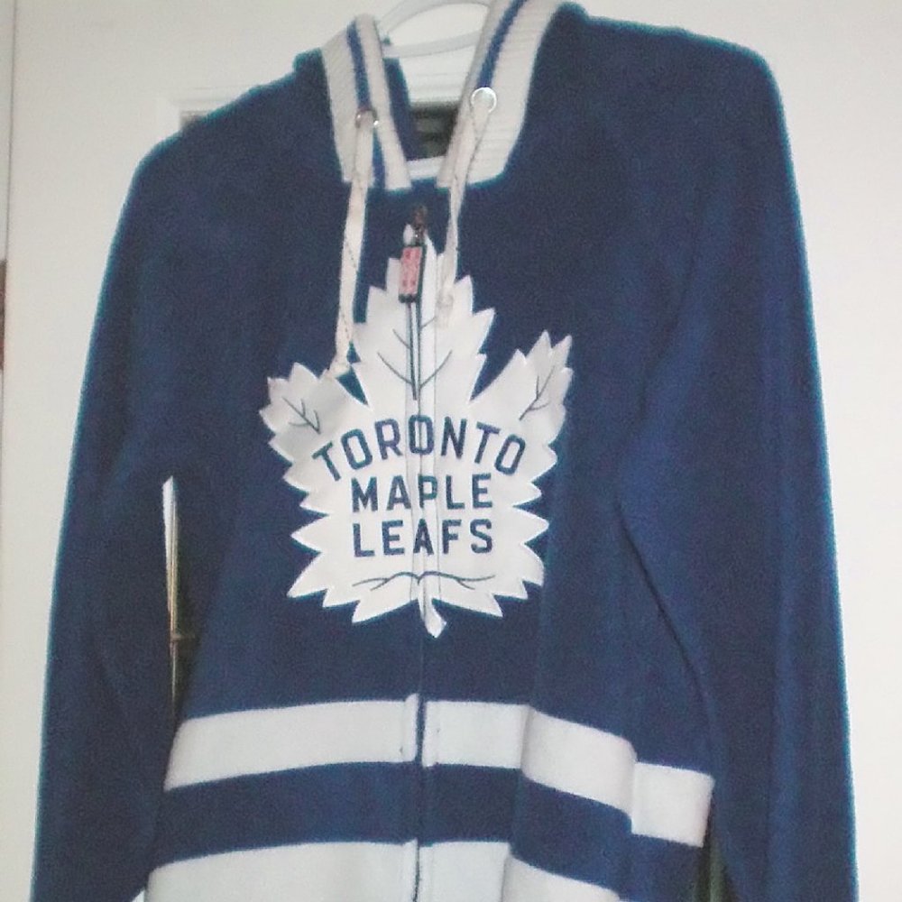 Toronto Maple Leafs NHL Unisex Onesie Bodysuit by Hockey Sockey  - Size XXS - 5'